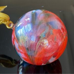 Stunning Hand-Blown Glass Ornament